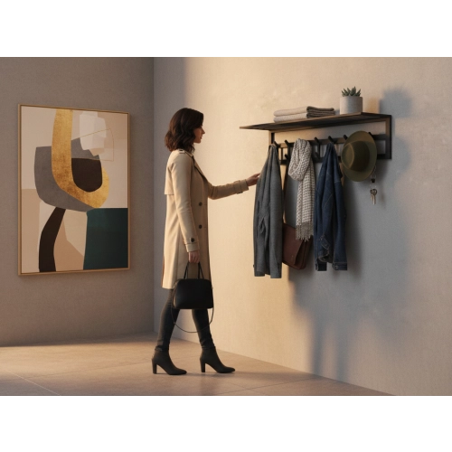 Wieszak ścienny metalowy Rozmiary Kolory WM-5